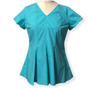 Doncaster Top in teal size 4